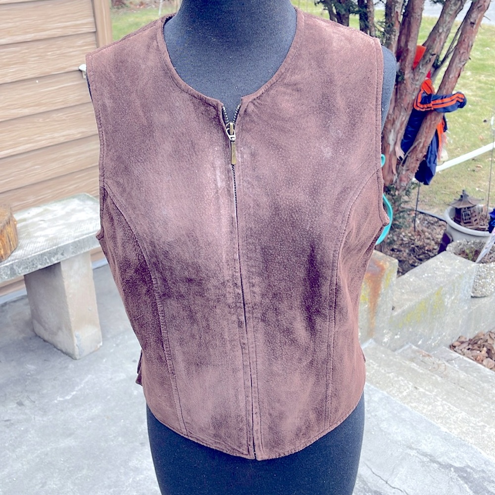 Suede Vest# - image 1